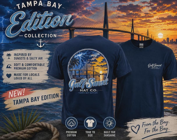 Tampa Bay Edition - Gulf Sunset Hat Co Tee
