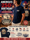 America 250 Gulf Sunset Tee