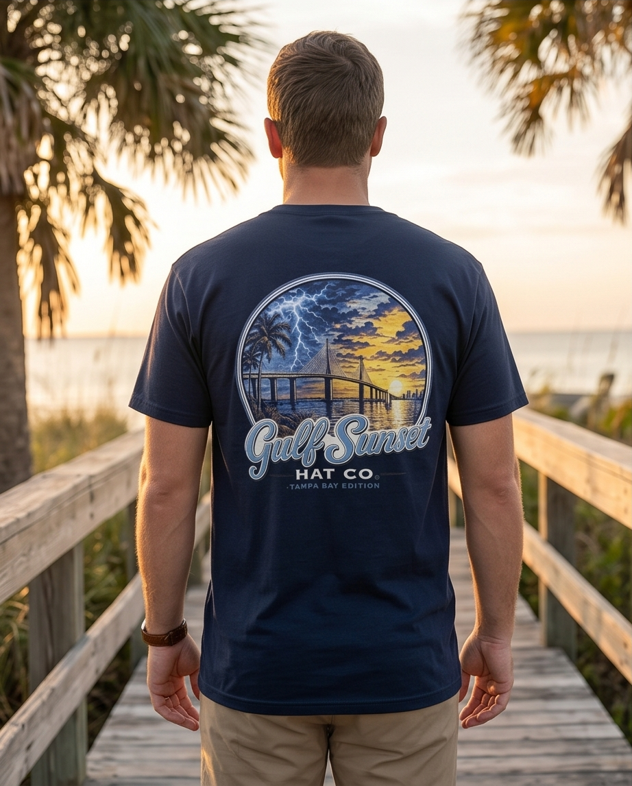 Tampa Bay Edition - Gulf Sunset Hat Co Tee