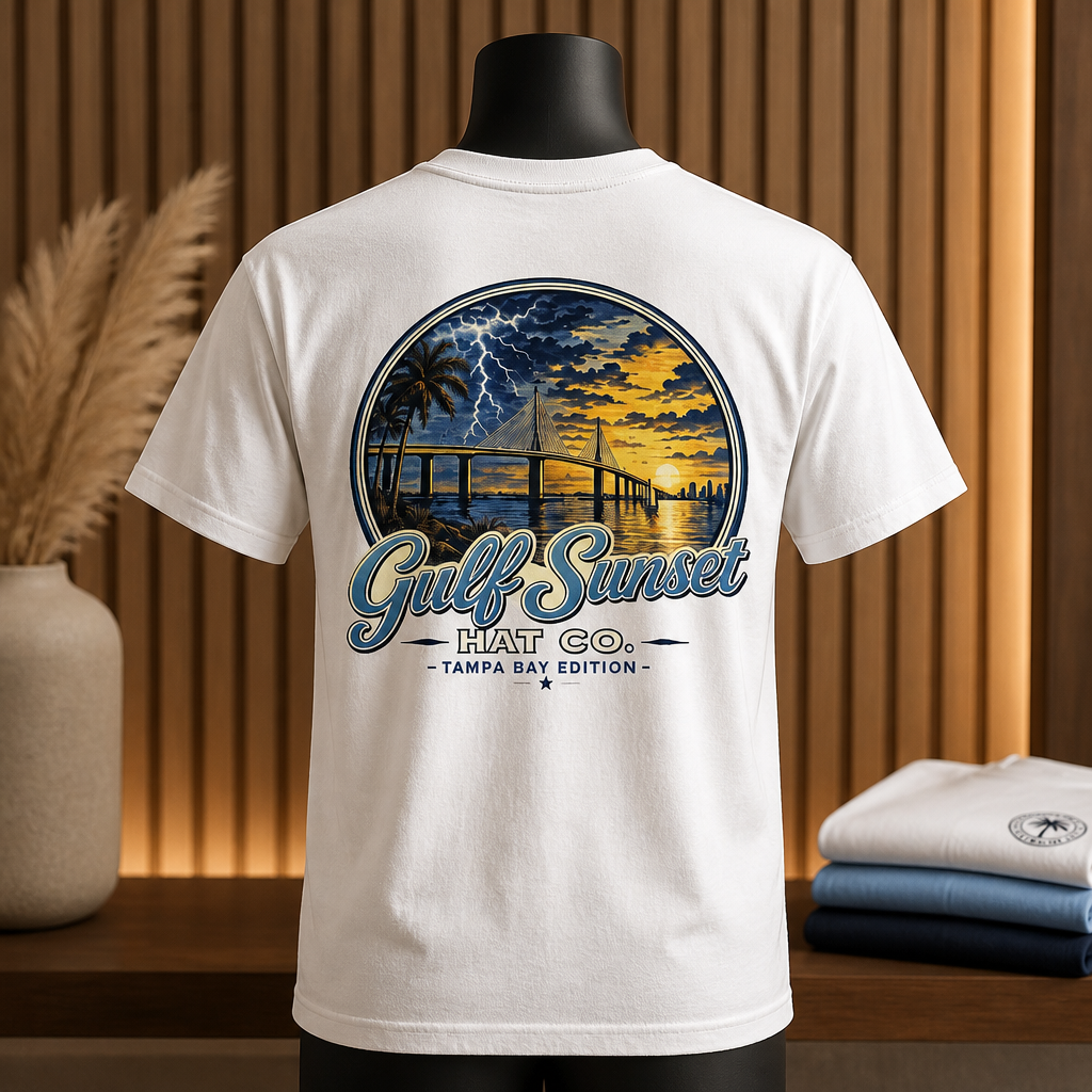 Tampa Bay Edition - Gulf Sunset Hat Co Tee