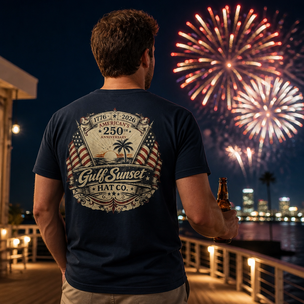 America 250 Gulf Sunset Tee