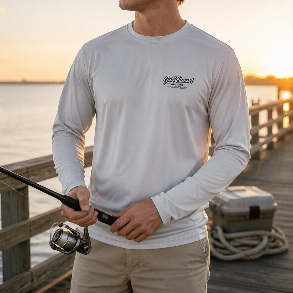 Gulf Sunset Hat Co. Rods and Reels Edition - performance Shirt
