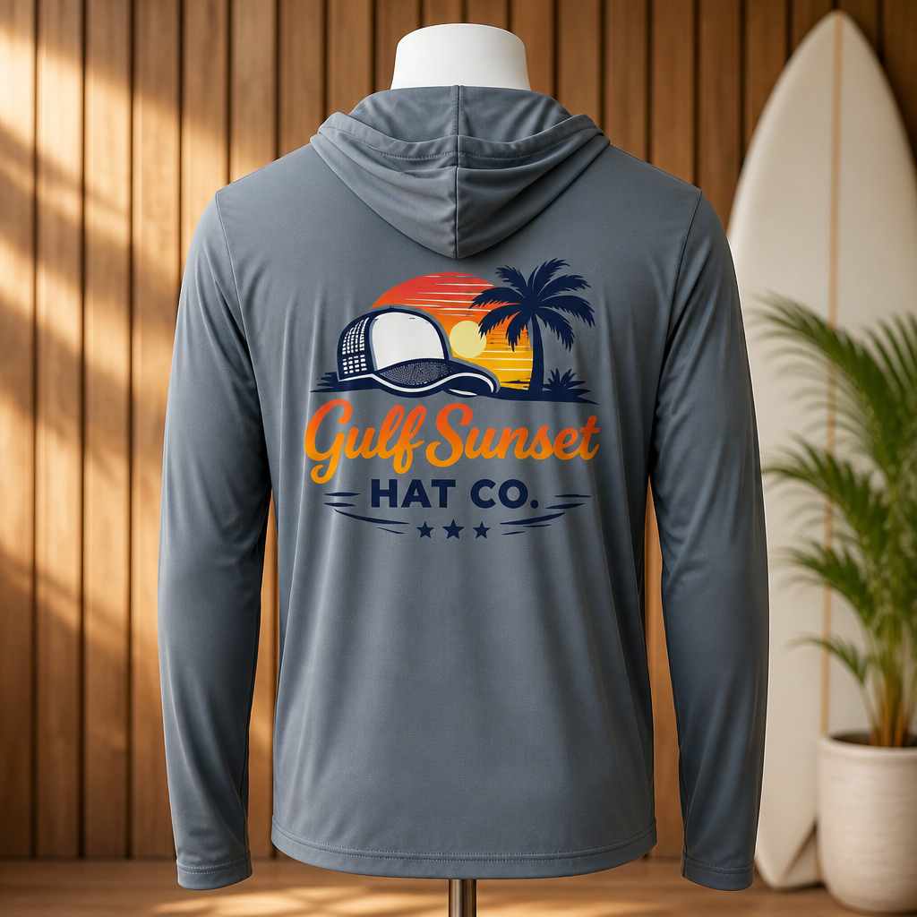 Gulf Sunset Hat Co UPF 50 Plus Performance Hoodie