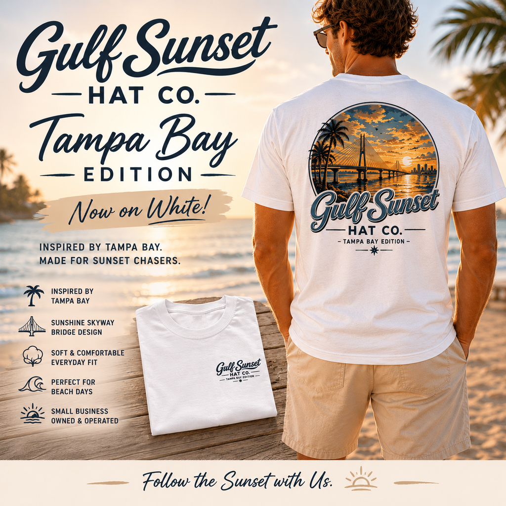 Tampa Bay Edition - Gulf Sunset Hat Co Tee