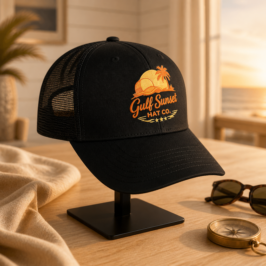 Black on Sunset Trucker Hat
